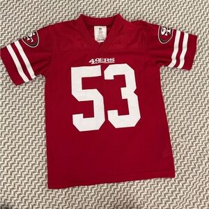 Youth 49ers Red Jersey Top